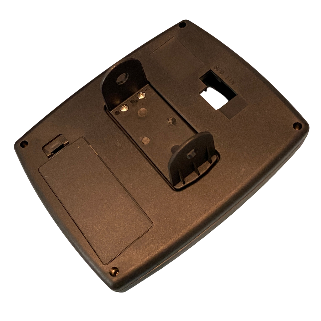 monitor console housing for ErgSupplies and KayakPro ergometers, viewed from the back